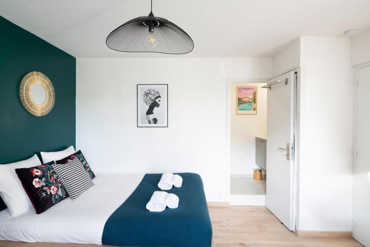 L'Eden Studio Moderne Et Lumineux Proche Centre Rennes Eksteriør billede